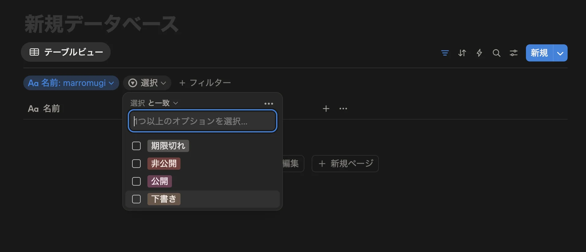 Notion Filter Preview